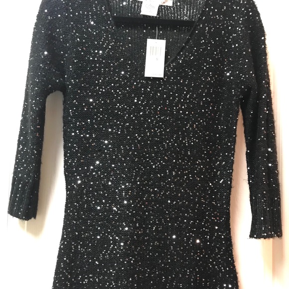 🖤HP🖤 New Max Studios Black Sweater Dress - Picture 8 of 11